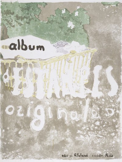Omslag voor Ambrose Vollards Album van Prenten, 1898 door Edouard Vuillard